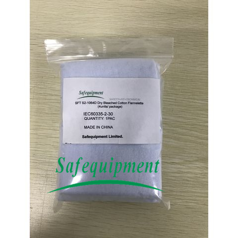 Dry Bleached Cotton Flannelette (IEC60335-2-30)  （Model：SFT S2-1064D ）